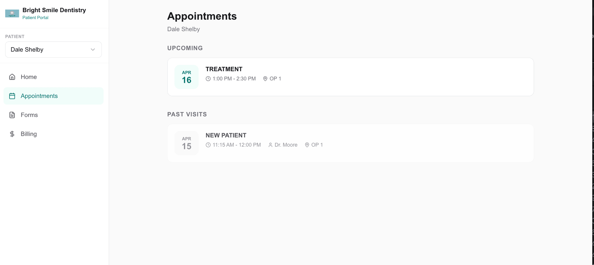 Appointments